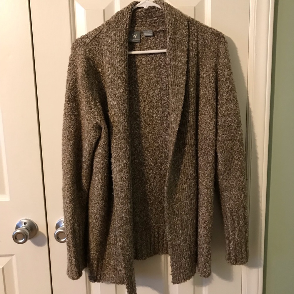 Brown sweater jacket like new